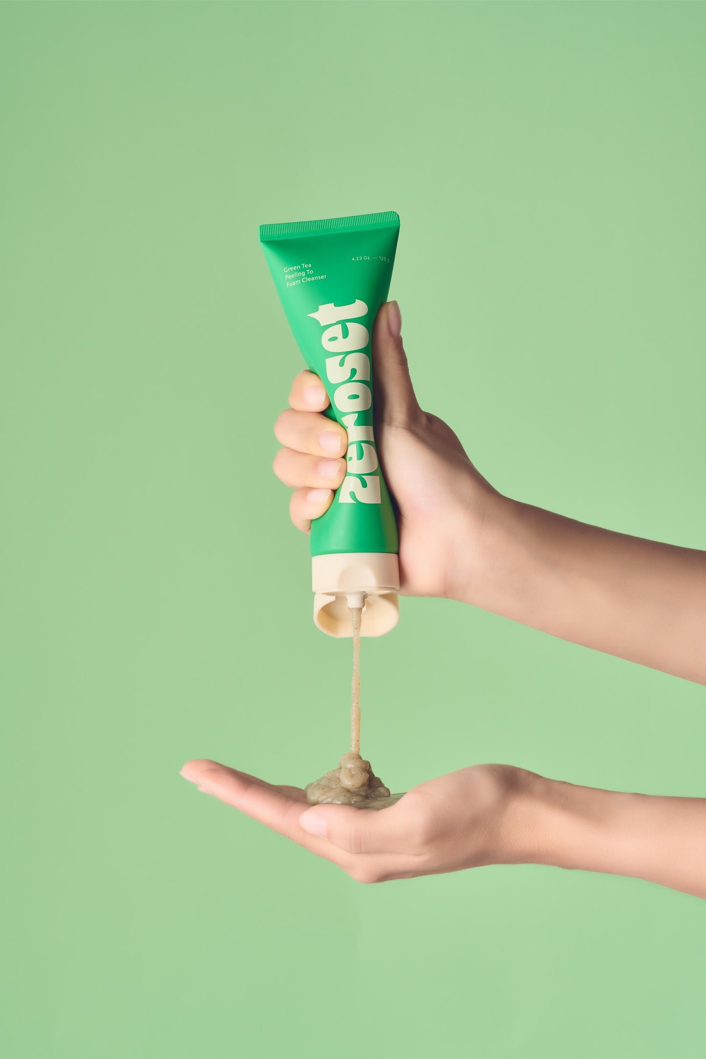 ZeroSet Green Tea Peeling-to-Foam Cleanser